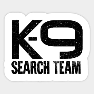 K-9 Search and Rescue Sticker